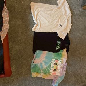 Vans off the wall, BSR and vitriol shirts